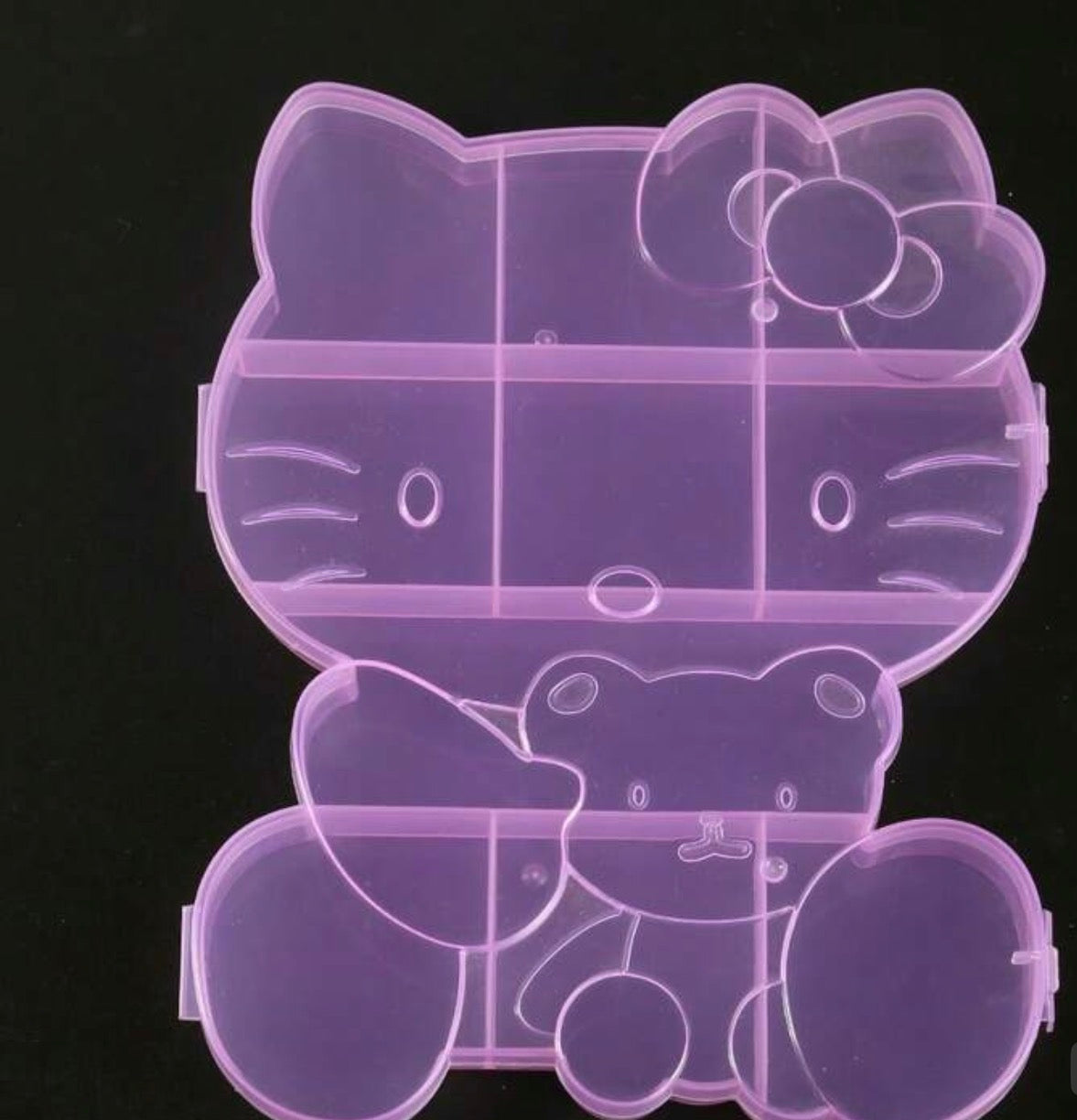 HELLO KITTY 10 GRID NAIL CHARM STORAGE BOX