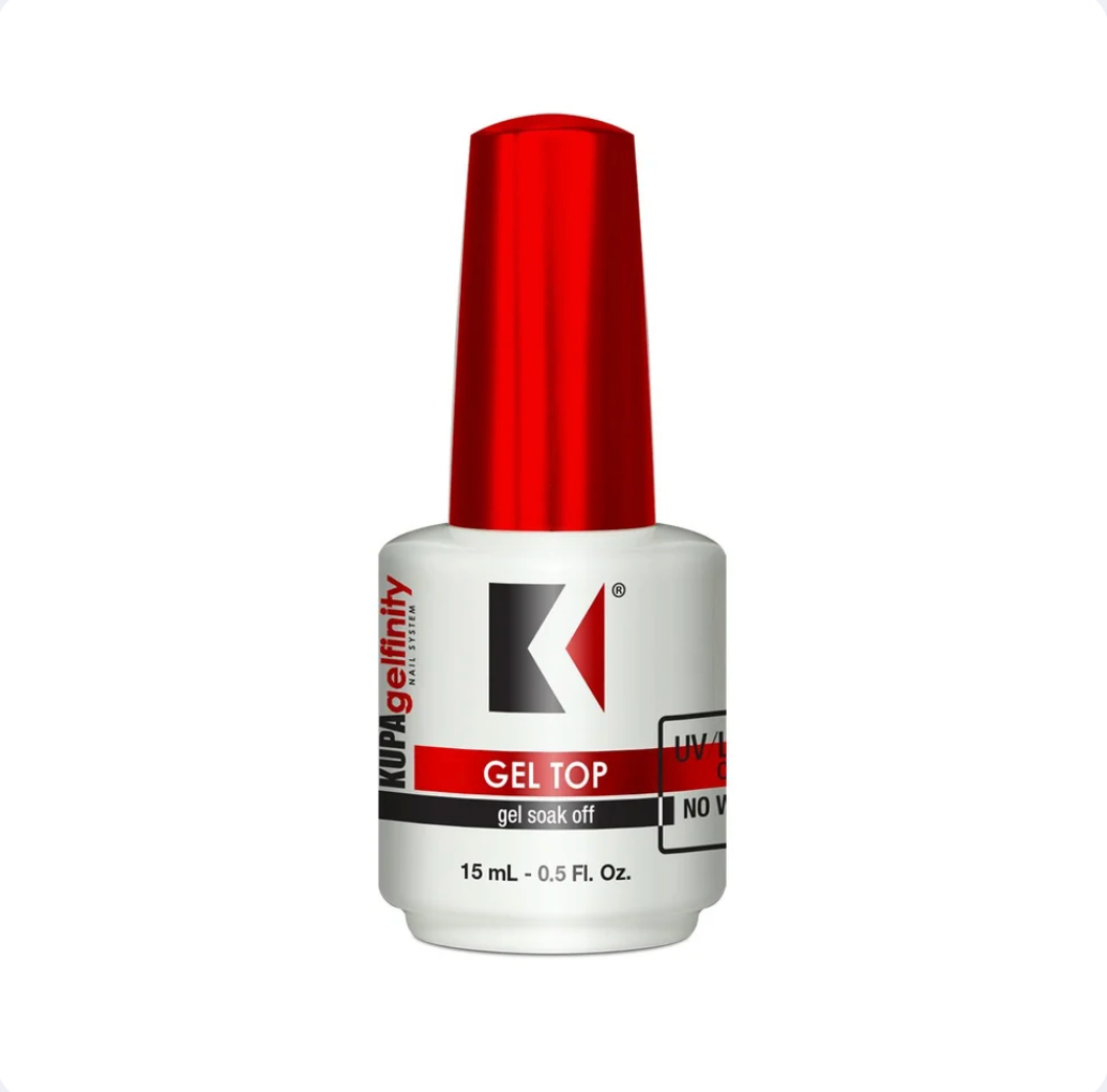 Kupa Gelfinity Gel Top Coat No Wipe 0.5 fl oz