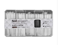 NAIL KINGDOM: Half Cover Square Nail Tips – XL (500 pcs)