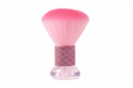 LARGE PINK RHINESTONE NAIL DUST BRUSH