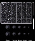 VARIETY BLACK RHINESTONES