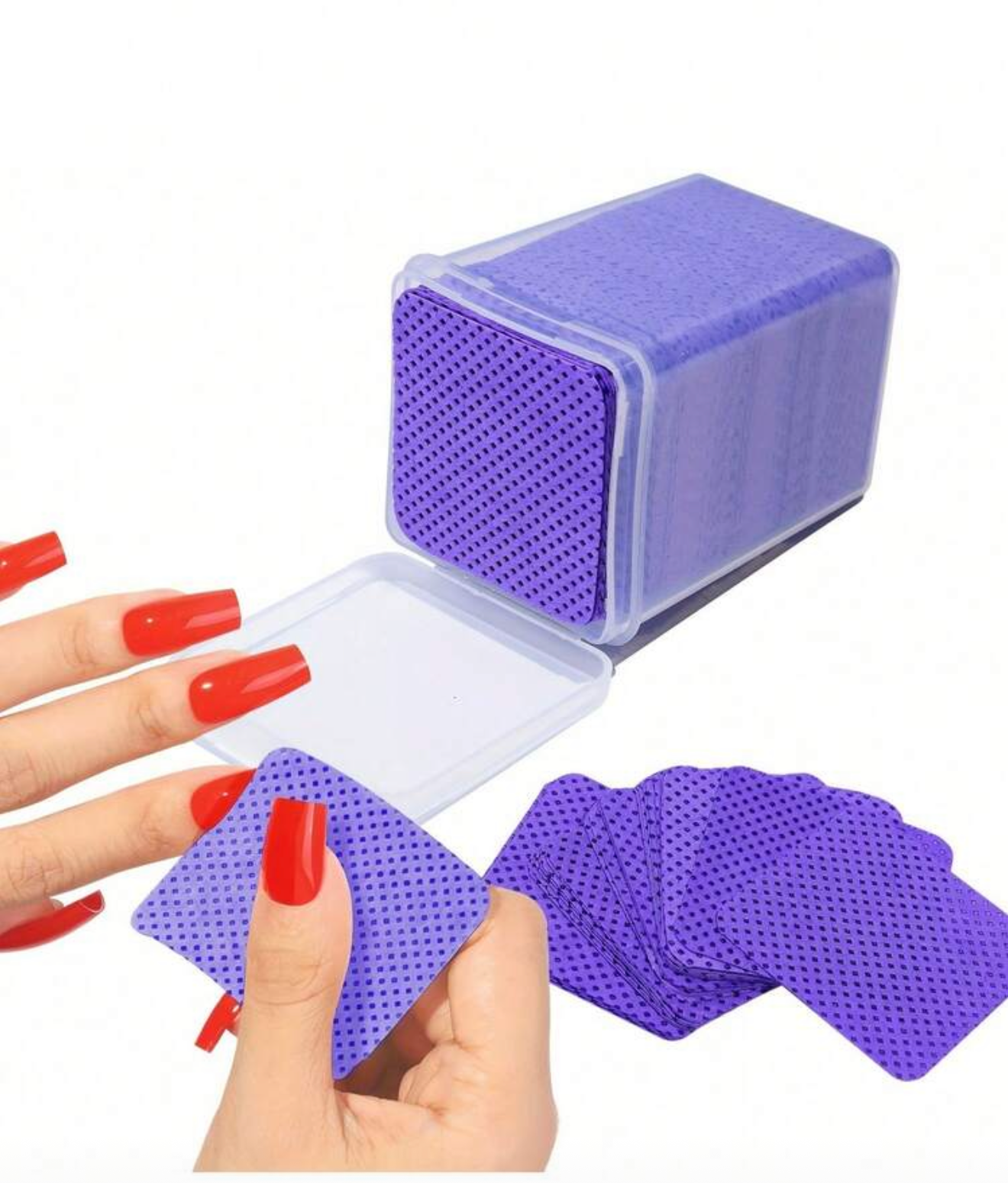 LINT FREE NAIL WIPES (SQUARE SHAPED 200PC)