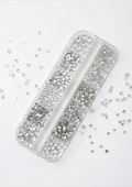 12 GRID SILVER RHINESTONES