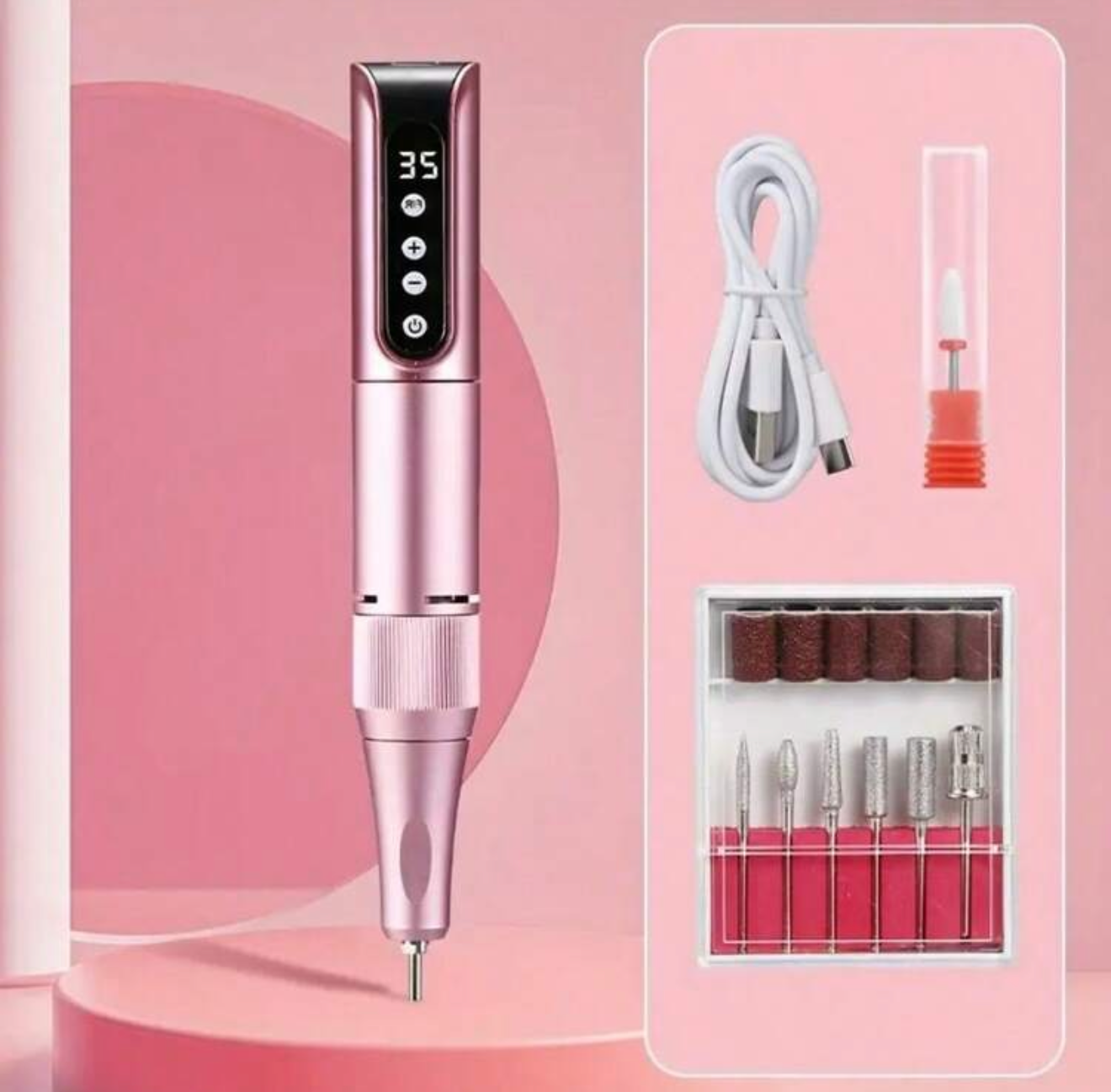 PROFESIONAL PORTABLE ELECTRIC NAIL DRILL