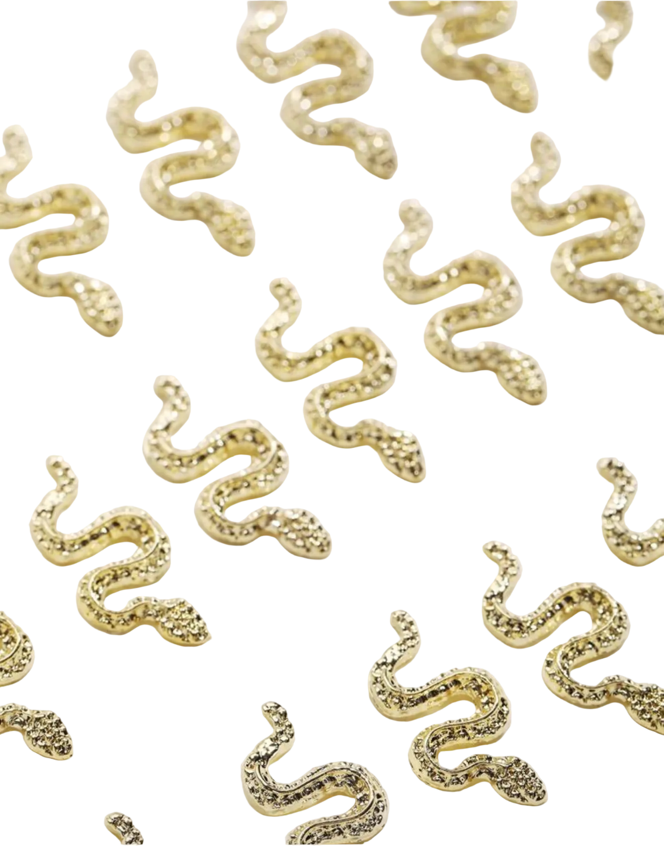 5PC SNAKE DESIGN NAIL CHARM