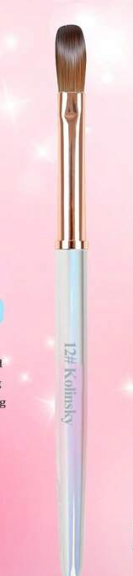 KOLINSKY ACRYLIC NAIL BRUSH (SIZE 12)