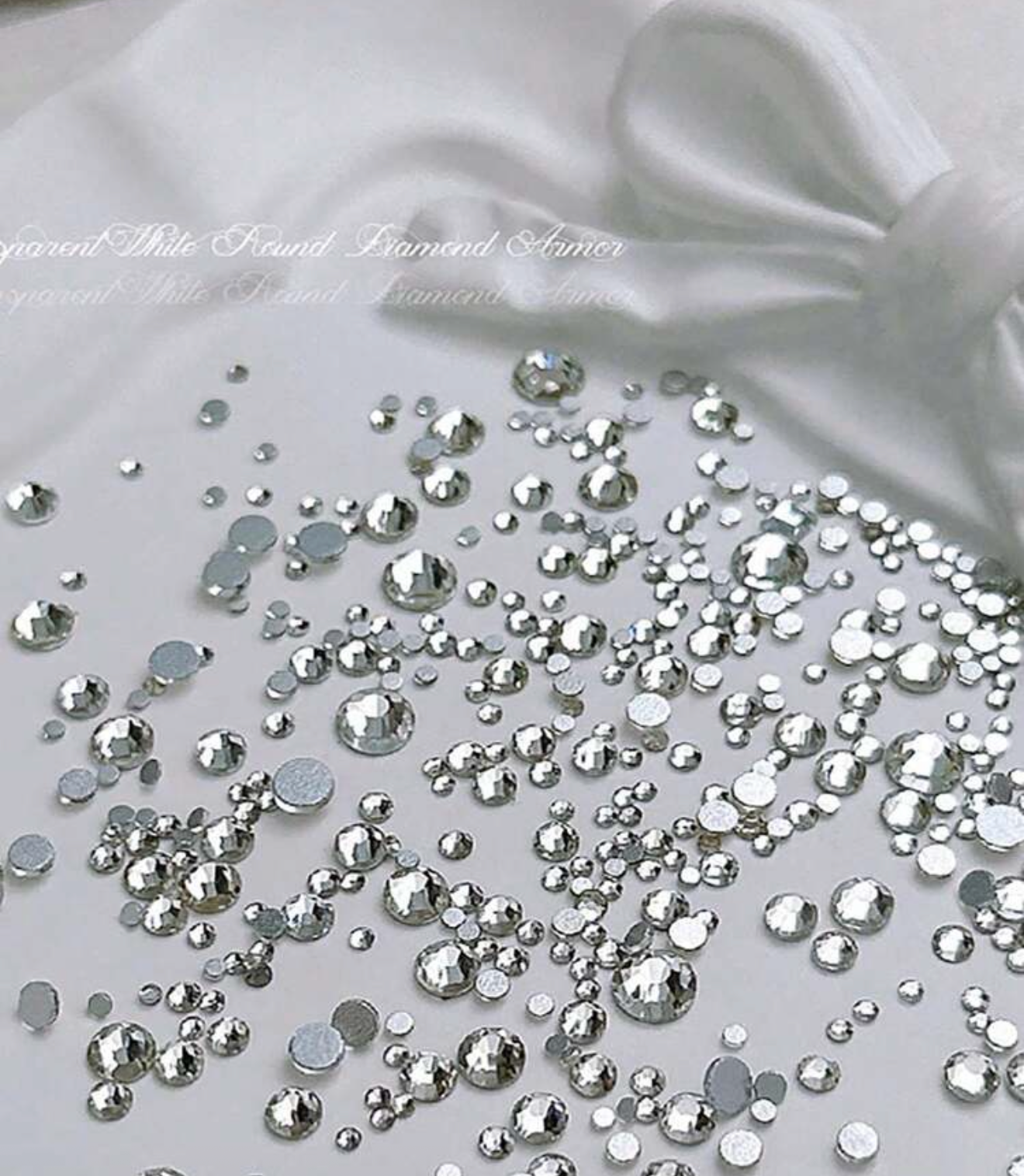 12 GRID SILVER RHINESTONES